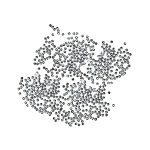 Silbrige Strass Steine SS4 (1mm) 1440.St-0