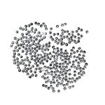 Silbrige Strass Steine SS6 (2mm) 1440.St-0