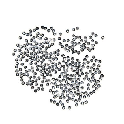 Silbrige Strass Steine SS6 (2mm) 1440.St-0