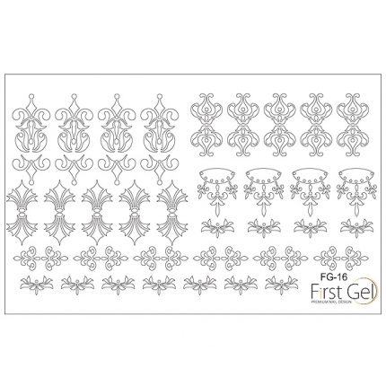 Nail Trafaret FG-16-0