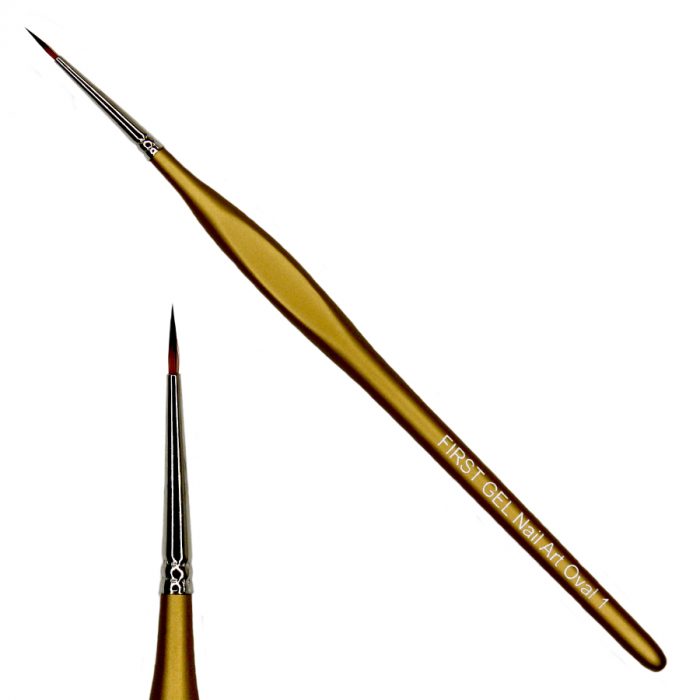 Nailart-Pinsel Oval 1-0