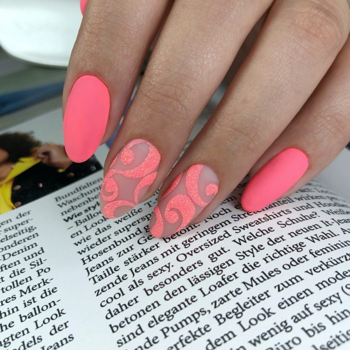 Gel Polish 63 8ml Neon (Pastellpink) – Bild 2