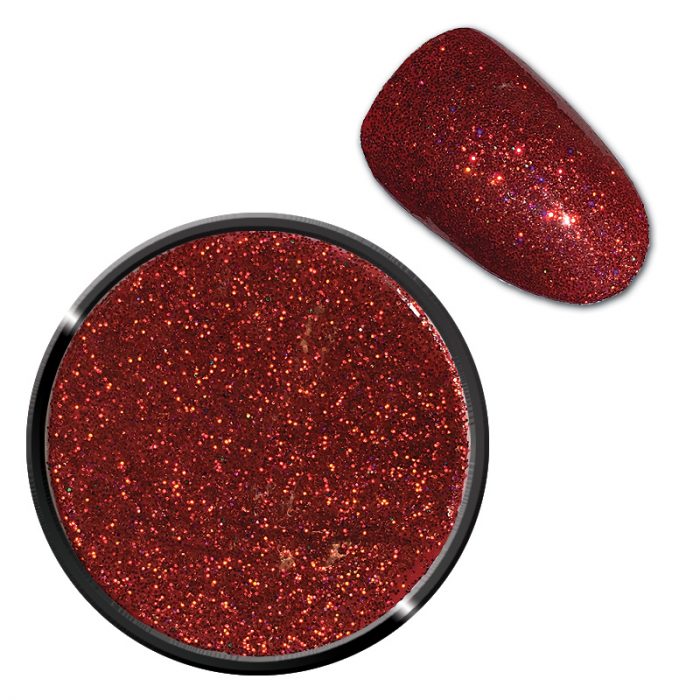 Holographische Glitter - Red – Bild 1