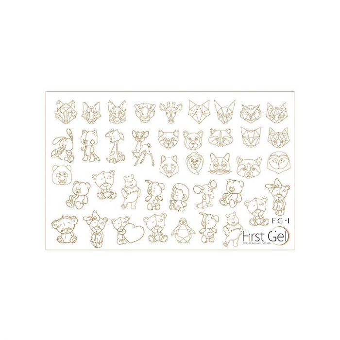 Nail Trafaret FG-1 – Bild 1